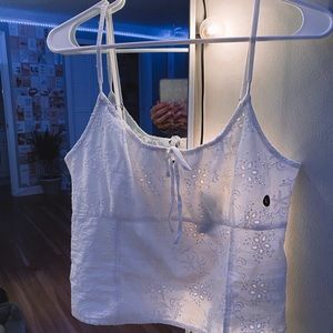 Cropped Abercrombie Lace Tank